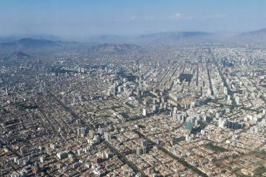 Lima Peru havadan görünümü