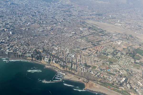 Luftaufnahme von Lima Peru — Stockfoto