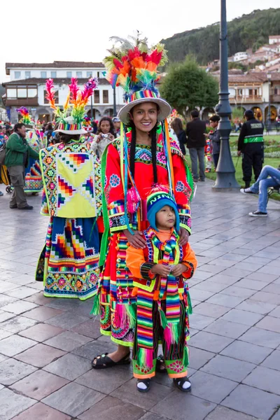 Festivity in Cusco, Nuestra senora de Fatima — Stock Photo, Image