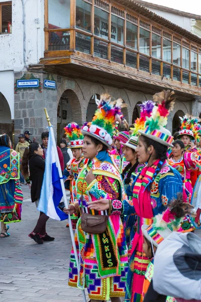 Festivity in Cusco, Nuestra senora de Fatima — Stock Photo, Image