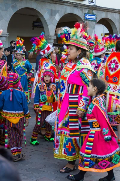 Şenlik Cusco, Nuestra senora de Fatima — Stok fotoğraf