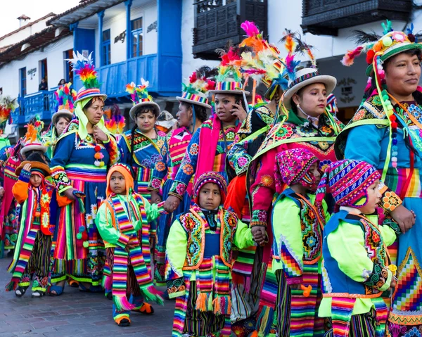 Şenlik Cusco, Nuestra senora de Fatima — Stok fotoğraf