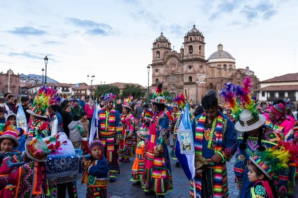 Fest i Cusco, Nuestra senora de Fatima — Stockfoto