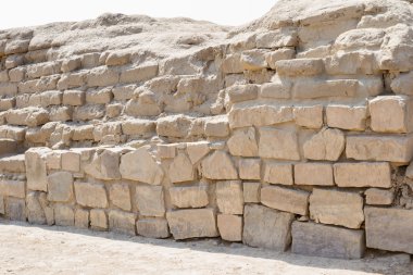 duvarlar int, arkeolojik karmaşık Pachacamac Lima