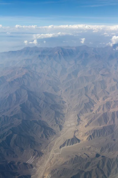 Aerial view of the mountains of Peru — Stock Photo, Image