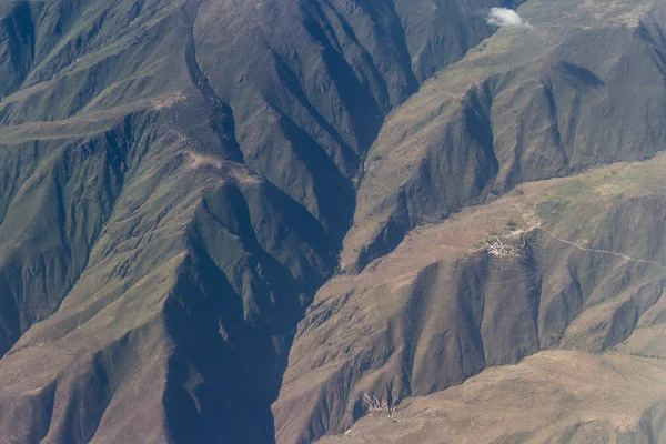 Vue aérienne des montagnes du Pérou — Photo