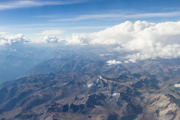 Letecký pohled na hory z Peru — Stock fotografie