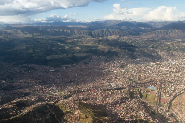 Vista aérea del Cuzco Perú — Foto de Stock