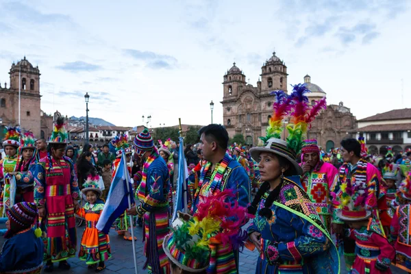 Festivity in Cusco, Nuestra snora de Fatima — Stock Photo, Image