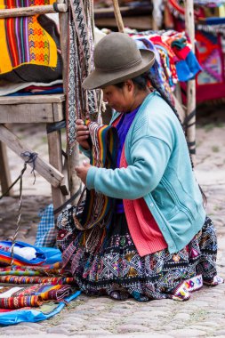 Quechua kadın el sanatları satış