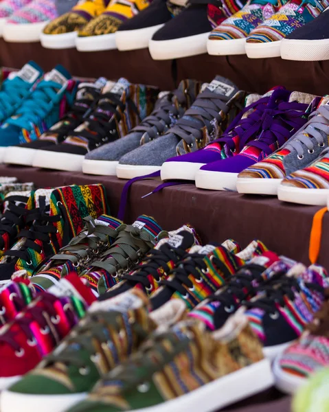 Ručně dělané peruánské boty — Stock fotografie