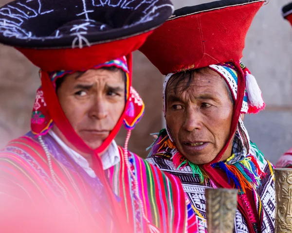 Quechua Elders in the Sacred Valley — Stock Photo, Image