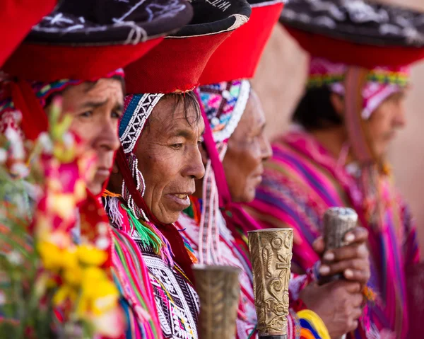 Quechua Elders in the Sacred Valley — Stock Photo, Image