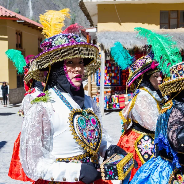 Ollantaytambo Peru kutlama — Stok fotoğraf