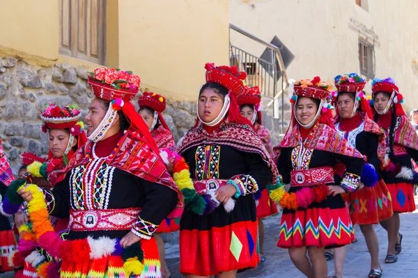 Ollantaytambo Peru kutlama — Stok fotoğraf