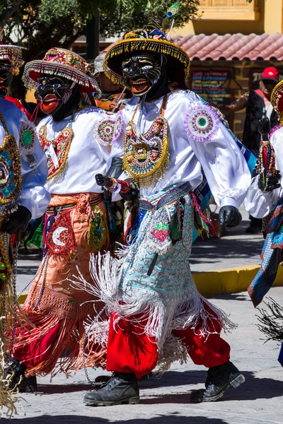 Celebration in Ollantaytambo Peru — Stock Photo, Image