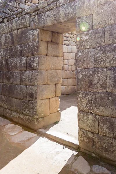 A Machu Pichu Inca ajtók — Stock Fotó