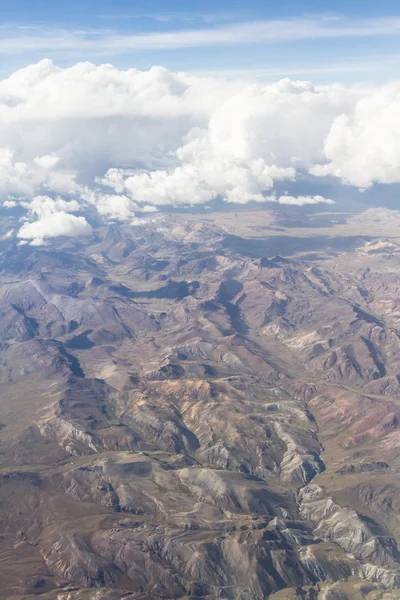Flygfoto över bergen i Peru — Stockfoto