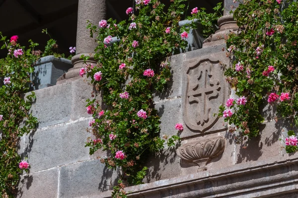 Σύμβολα στο εσωτερικό το Templo de Santo Domingo — Φωτογραφία Αρχείου
