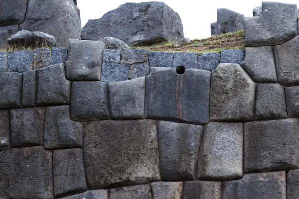 Inca muren van Saqsaywaman — Stockfoto