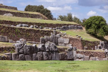 Saqsaywaman Peru'daki Inca sitesi