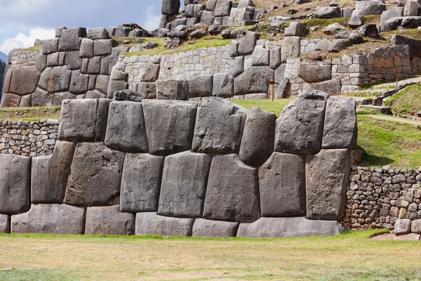 Inca místo Saqsaywaman v Peru — Stock fotografie