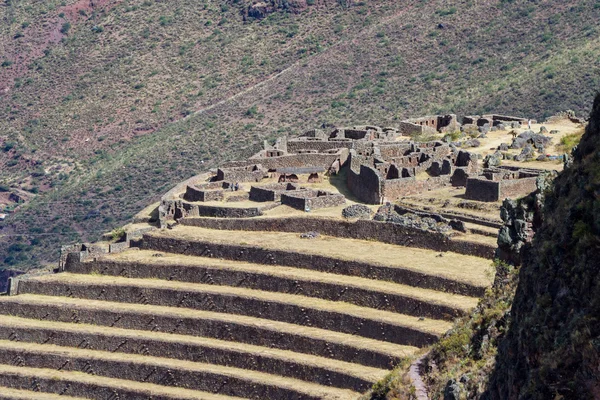 Zemědělské terasy od Inca — Stock fotografie