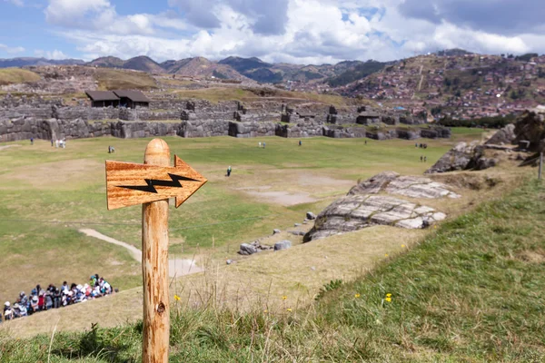 Sitio inca de Saqsaywaman en Perú — Foto de Stock