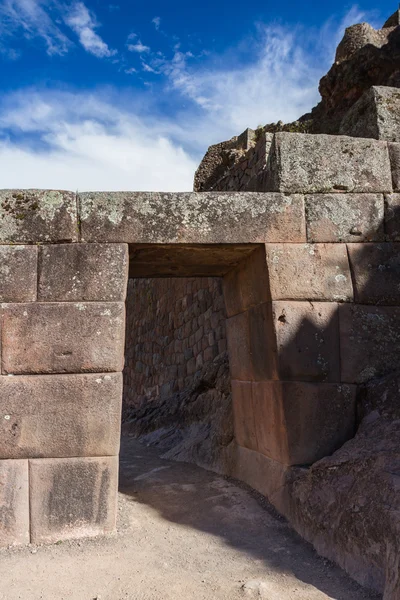 Inca ajtóban Pisac — Stock Fotó