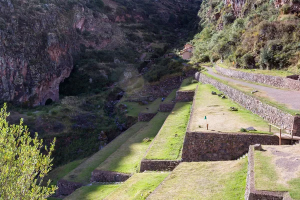 Terrazze agricole vicino agli Inca — Foto Stock