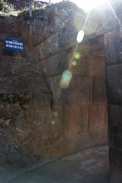 Puerta Inca en Pisac — Foto de Stock