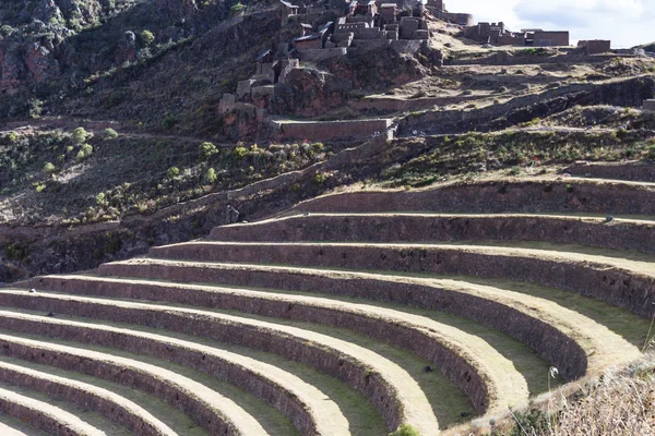 Terrazas agrícolas junto al Inca — Foto de Stock