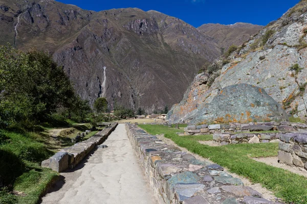 Ollantaytambo Inca Kalesi — Stok fotoğraf