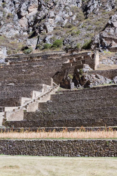 Ollantaytambo incké pevnosti — Stock fotografie