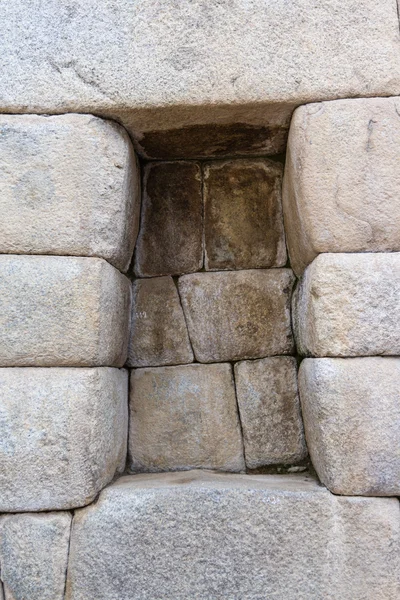 Stone werk gebruikt in Machu Pichu — Stockfoto