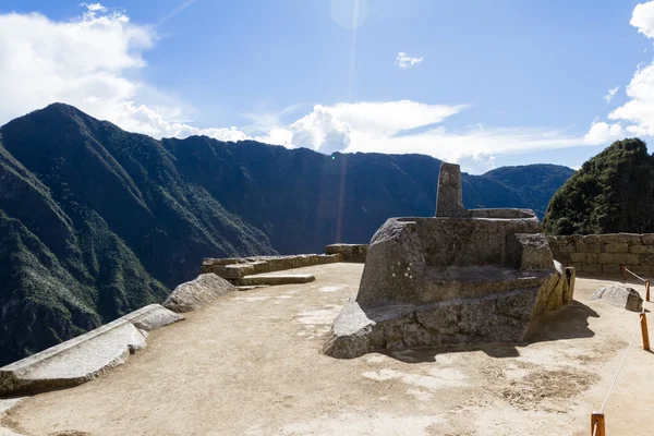 Esfera solar en Machu Pichu — Foto de Stock