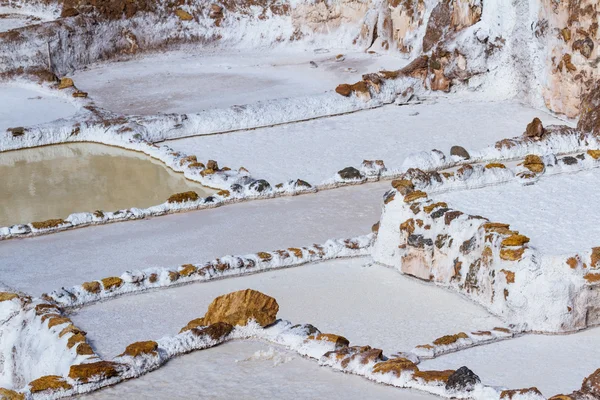 Soli rybníků Maras, Peru — Stock fotografie