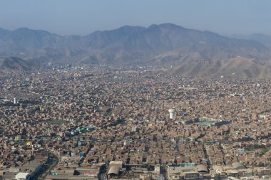 Lima Peru havadan görünümü