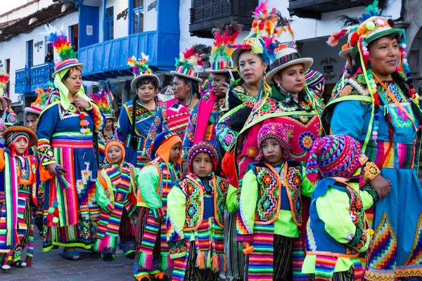 Праздник в Куско, Нуэстра сеньора де Фатима — стоковое фото