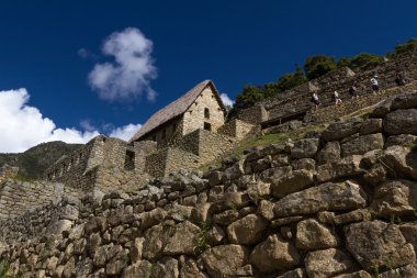 Machu Pichu'da muhafız kulübesi
