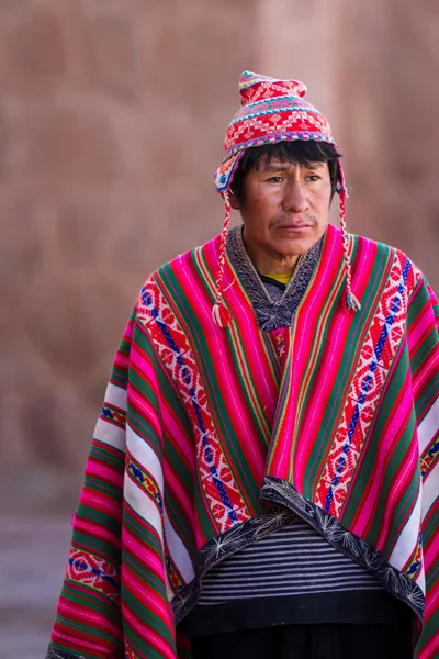 Infödda Quechua man — Stockfoto