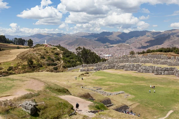 Sitio inca de Saqsaywaman en Perú — Foto de Stock