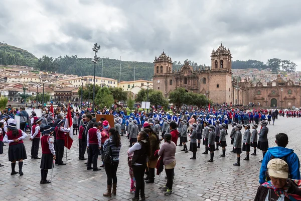 Juramento de la Policía Escolar o Juramentacion de la Policia Esc —  Fotos de Stock