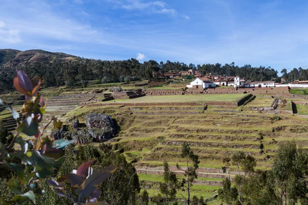 Terrazze Inca a Chinchero — Foto Stock