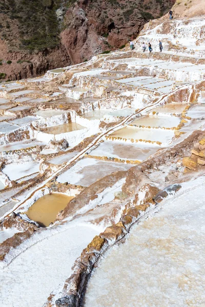 Salt dammarna i Maras, Peru — Stockfoto