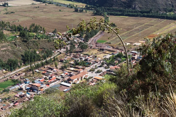 Agricultura peruana estilo de vida comunitário — Fotografia de Stock