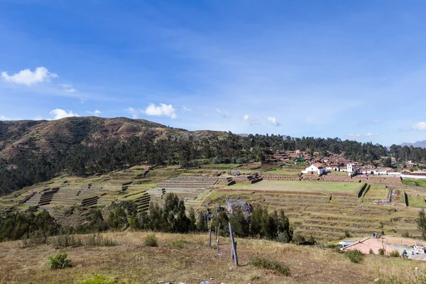 Terrazze Inca a Chinchero — Foto Stock