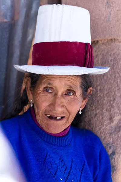 Mujer peruana nativa — Foto de Stock