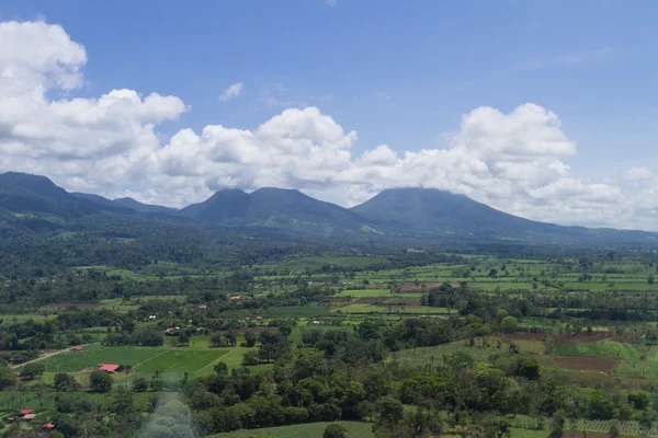 Aerial view of the Volcan Arenal — Stock Photo, Image