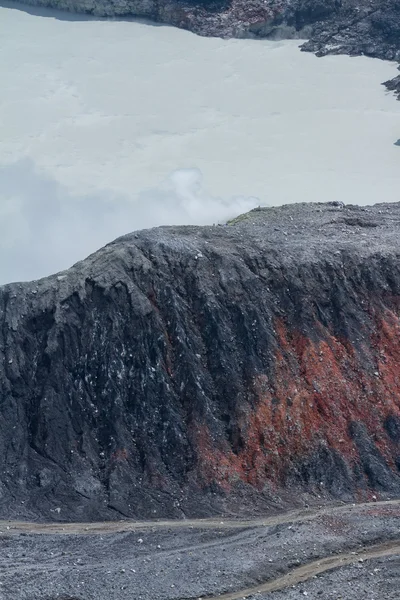 Подробности вулкана Поас — стоковое фото